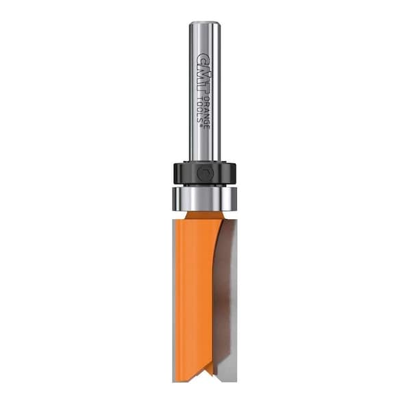 Pattern Bit with Bearing, 1/4-Inch Shank, 1/2-Inch Diameter, Carbide-Tipped